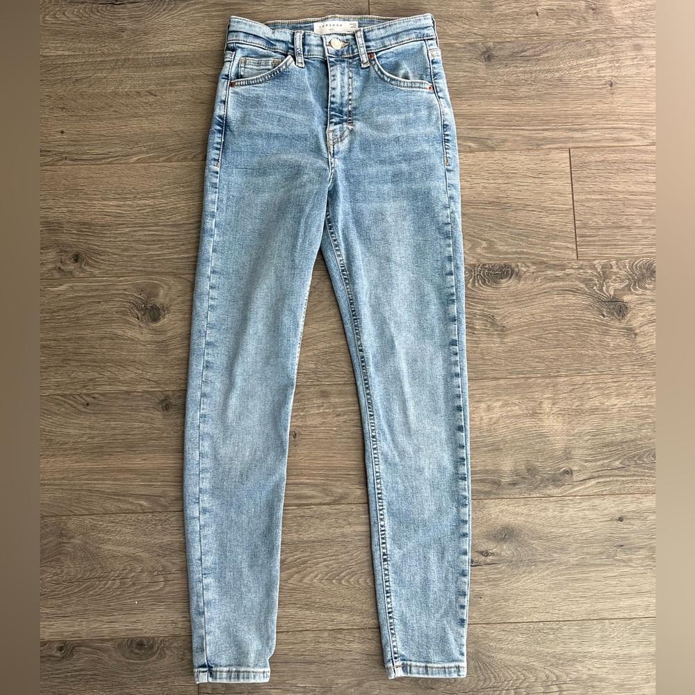 Topshop Women’s Jamie Skinny Jeans size 25 Lightwash